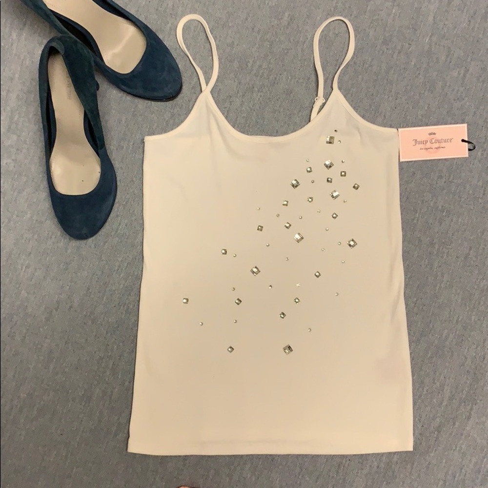 Juicy couture embellished tank top